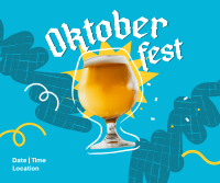 Oktoberfest Beer Festival Facebook Post Design