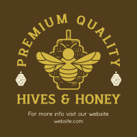 High Quality Honey Instagram Post Design