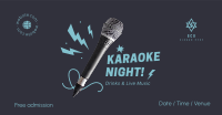 Karaoke Night Blast Facebook ad Image Preview