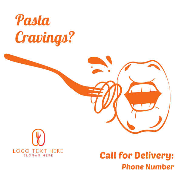 Pasta Cravings  Instagram Post Design Image Preview