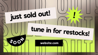Modern Sold Out Animation Preview