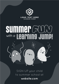 Bubbly Summer School Flyer Design