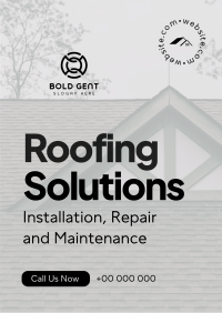 Roofing Solutions Poster Image Preview