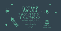New Year Countdown Party Facebook Ad Design