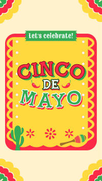 Cinco de Mayo Picado Greeting TikTok Video Image Preview