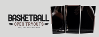Basketball Ongoing Tryouts Facebook Cover Design