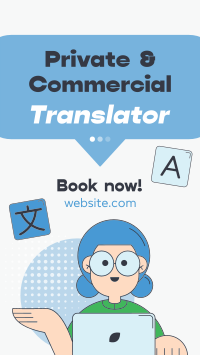 Translation Business Instagram Reel Image Preview