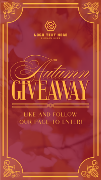 Autumn Giveaway YouTube short Image Preview