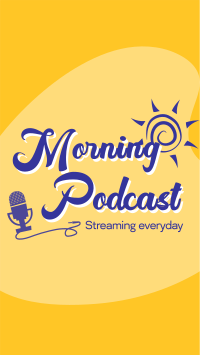 Good Morning Podcast TikTok video Image Preview