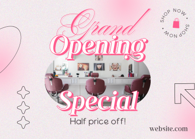 Special Grand Opening Postcard Image Preview