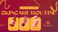 Daytime Skincare Routine Facebook Event Cover Image Preview