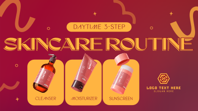 Daytime Skincare Routine Facebook Event Cover Image Preview