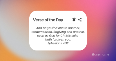 Verse of the Day Facebook ad Image Preview