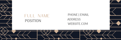 Triangle Deco Email Signature Image Preview