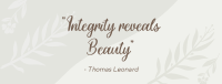 Beauty Dainty Pattern Facebook Cover Image Preview