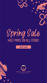 Fun Spring Sale Instagram Story Design