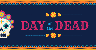 Festive Day of the Dead Facebook ad Image Preview