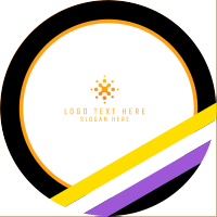 Angled Nonbinary Flag SoundCloud Profile Picture Preview