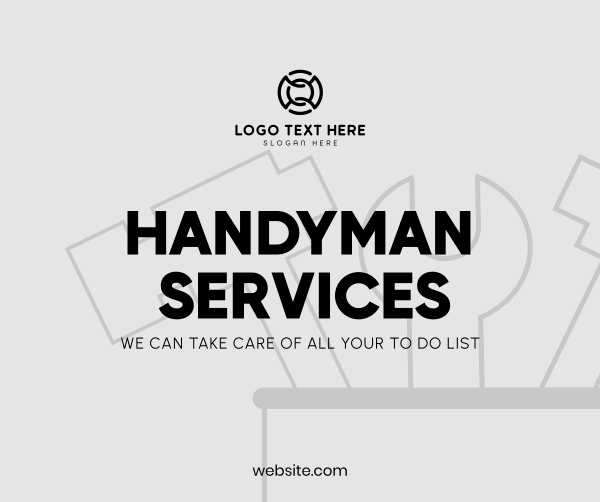 Handyman Professionals Facebook Post Design Image Preview