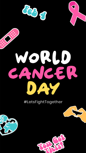 Cancer Day Stickers Instagram story Image Preview