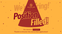 Position Filled Hiring Video Preview