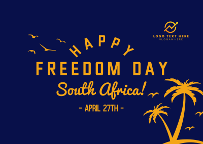 South Africa Freedom Postcard Image Preview