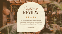 Simple Cafe Testimonial Facebook event cover Image Preview