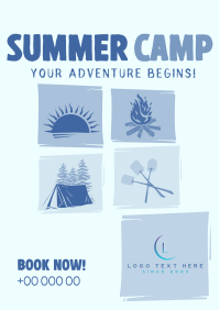 Sunny Hills Camp Flyer Design
