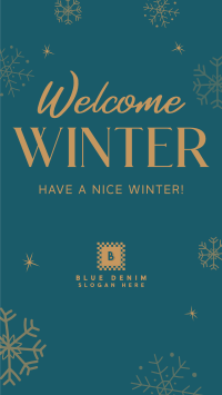 Welcome Winter Instagram Reel Image Preview