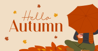 Hello Autumn Greetings Facebook Ad Design