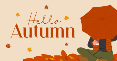 Hello Autumn Greetings Facebook ad Image Preview