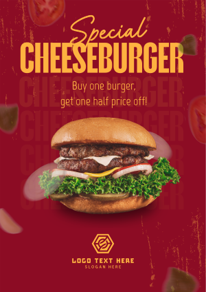 Special Cheeseburger Deal Flyer Image Preview