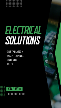 Electrical Solutions Instagram Story Design