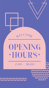 New Opening Hours Facebook story Image Preview