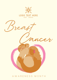 Stay Breast Aware Flyer Design