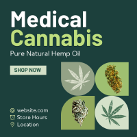 Healing Cannabinoids Instagram Post Design