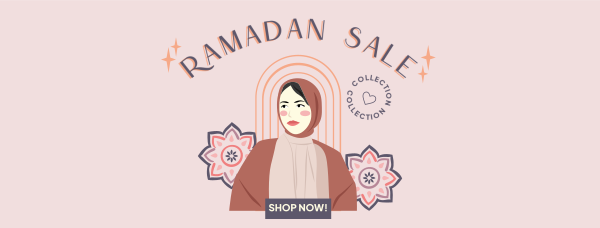 Ramadan Hijab Sale Facebook Cover Design Image Preview