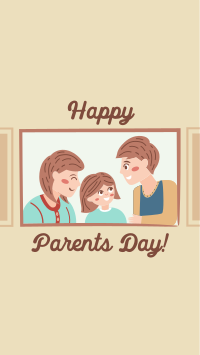 Family Day Frame Facebook Story Design
