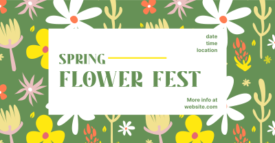 Flower Fest Facebook ad Image Preview