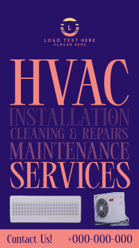 Editorial HVAC Service Instagram Reel Design