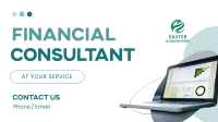 Financial Consultant Service Facebook Event Cover Design