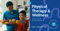 Physical Therapy At-Home Facebook Ad Design