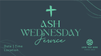 Minimalist Ash Wednesday Animation Preview