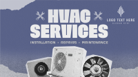 Retro HVAC Service Animation Image Preview