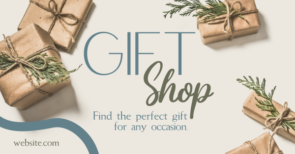 Elegant Gift Shop Facebook Ad Design Image Preview