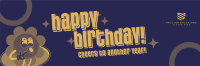 Happy Birthday Greeting Twitter Header Image Preview