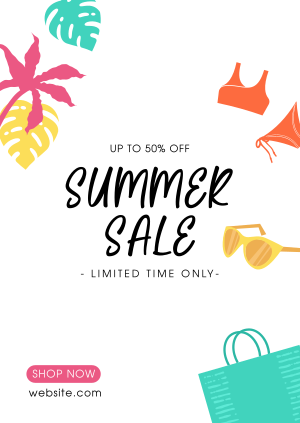 Fashion Summer Sale Poster Image Preview