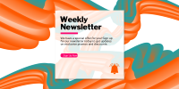 Our Weekly Newsletter Twitter Post Design