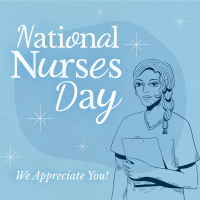 Midcentury Nurses' Day Linkedin Post Image Preview