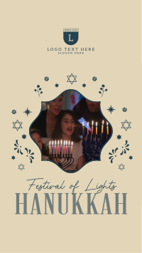 Celebrate Hanukkah Family TikTok video Image Preview